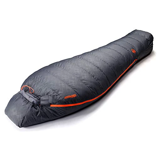 ZOOOBELIVES 10 Degree F Hydrophobic Down Sleeping Bag for Adults - Lightweight and Compact 4-Season Mummy Bag for Backpacking, Camping, Mountaineering and Other Outdoor Activities – Alplive 