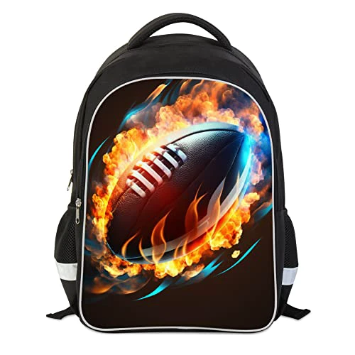 American Football Backpack for Boys Suitable for Elementary School Boys