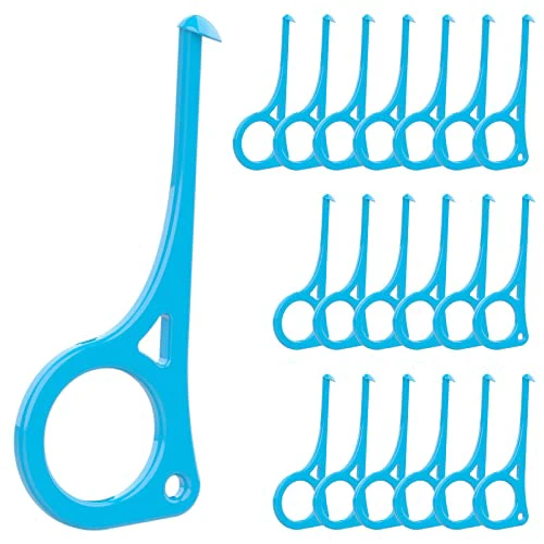 Aligner Removal Tool, 20 Invisible Braces Removal Tools, Retainer Remover Tool, Suitable for Removing Braces, Trays, Retainers, Dentures and Aligners(Blue). Regular size B 20pcs Light blue