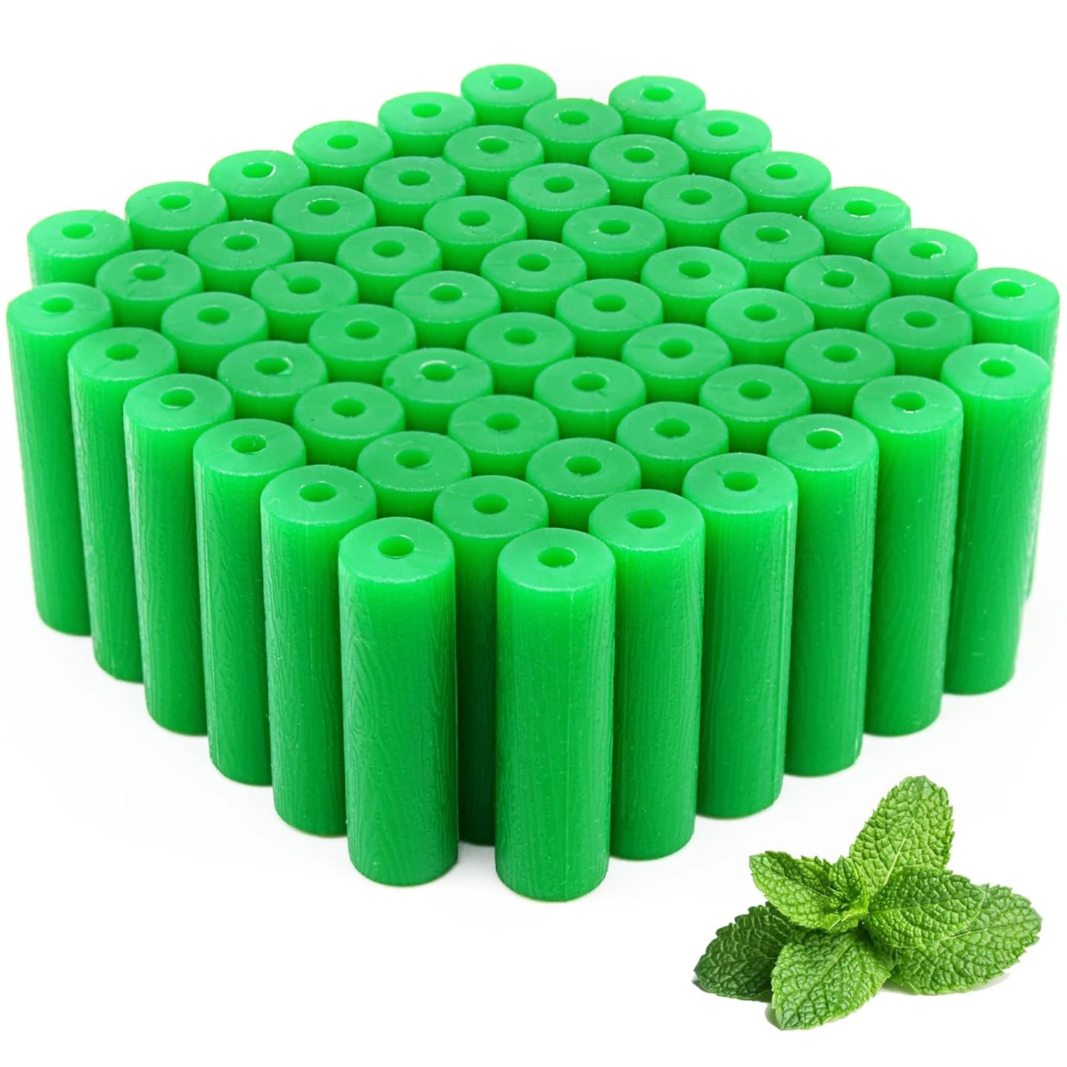 60 PCS Aligners Chewies, Retainer Chewies, Chewies Aligner Tray Seaters, Mint Flavor Standard 60 pieces Green Mint