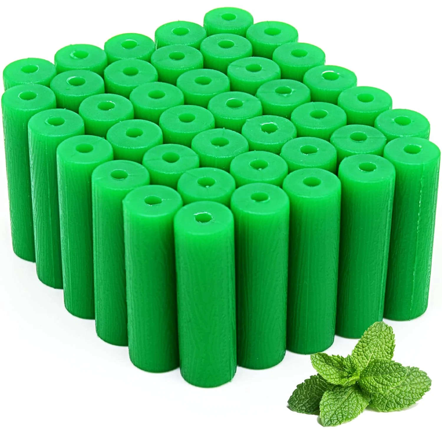 40 PCS Chewies Aligner Tray Seaters, Aligner Chewies, Retainer Chewies, Mint Flavor 40 Green Mint