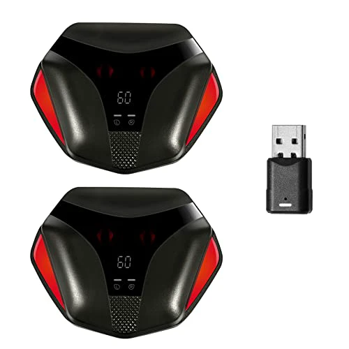 Gaming Earbuds, AlienBuds【2023 Launched】, Wireless Gaming Earbuds for PC, PS4, PS5 and Switch with USB Dongle, Multi-Point Connection with 30ms Low Latency (Two Bundle)