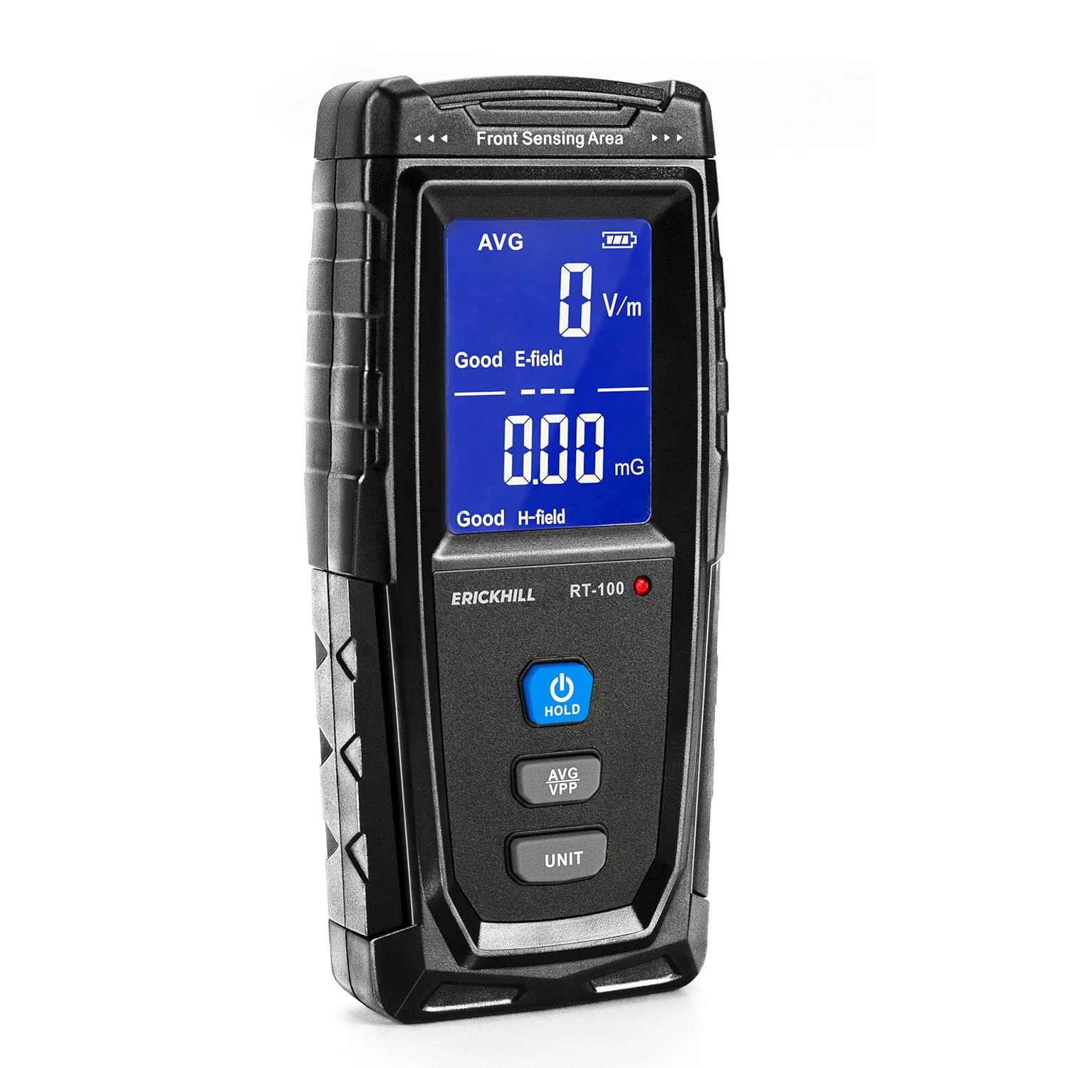 ERICKHILL EMF Meter, Rechargeable Digital Electromagnetic Field Radiation Detector Hand-held Digital LCD EMF Detector, Great Tester for Home EMF Inspections, Office, Outdoor and Ghost Huntin