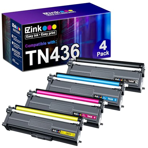 E-Z Ink TN436 Toner Cartridge Compatible for Brother TN436 TN-436 Toner Replacement for TN436 TN433 TN431 to Use with Brother HL-L8260CDW, L8360CDW, MFC-L8690CDW, L8900CDW, DCP-L8410CDW Prin