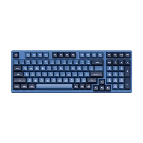 Akko Mechanical Gaming Keyboard, 3098B Hot-swappable RGB Mechanical Keyboard Ocean Star with 2.4G Wireless/Bluetooth/Wired Connectivity for Mac/Win with ASA Profile PBT Keycaps Akko V3 Cream