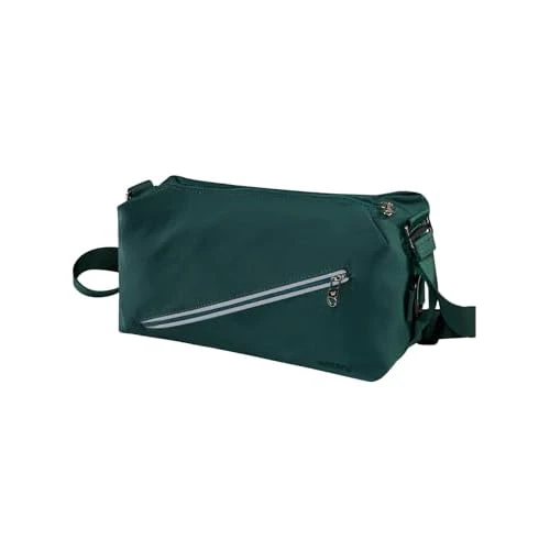 WATERFLY Lightweight Crossbody Sling Bag: Women Men Casual Convertible Cross body Bag Shoulder Bag Pack for Travel Daily Dark Green